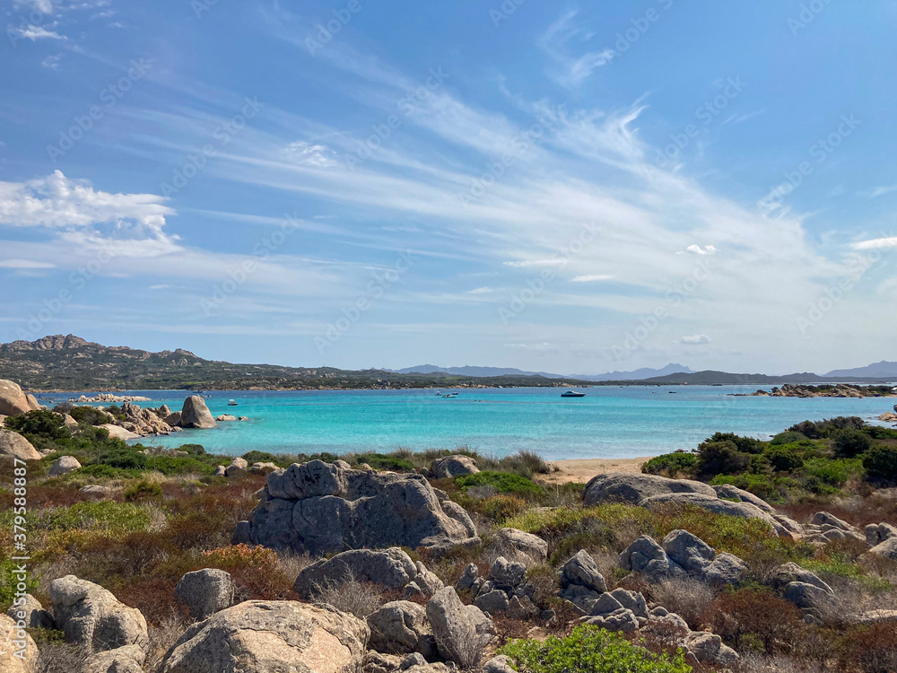 Obraz premium Isola dei Giardinelli, presso La Maddalena, Sardegna