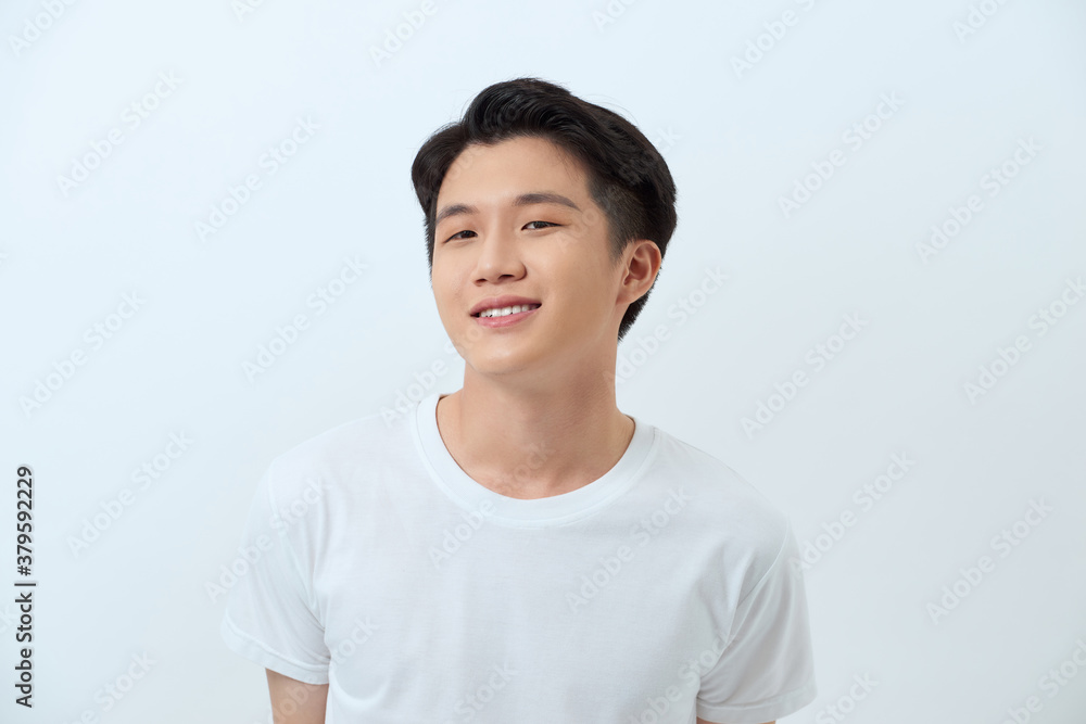Cool smile face and pose of confidence Asian man Cool smile face and pose of confidence Asian man