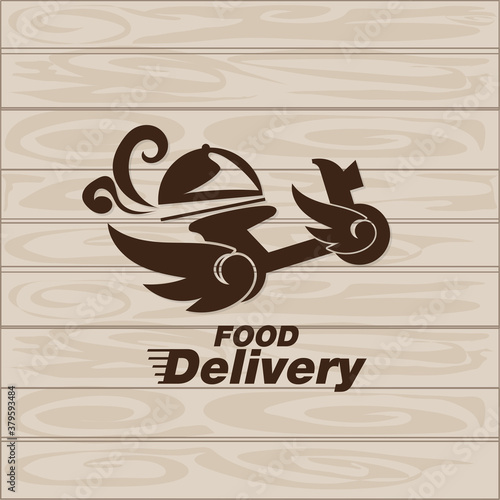 food delivery icon vector graphic element sign logo photo