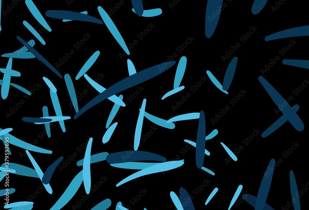 Dark BLUE vector pattern with sharp lines. Dark BLUE vector pattern with sharp lines.