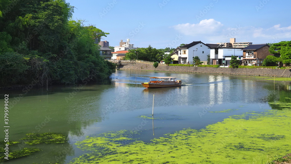 Obraz premium 松江城堀川めぐり遊覧船２