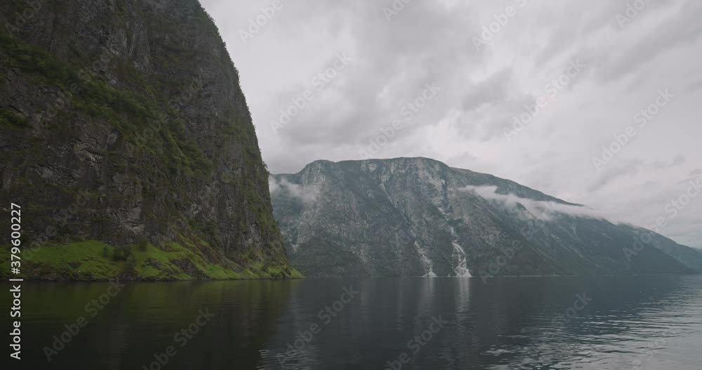 Norway Cloudy Fjords Panorama Landscape Norway Cloudy Fjords Panorama Landscape