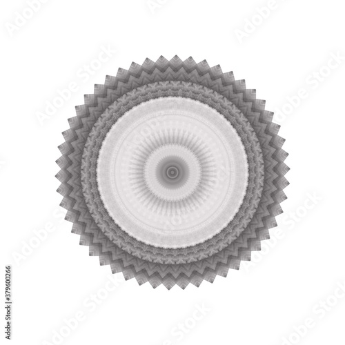 Halftone ornament, monochrome pattern. Drawing vintage style. Grunge texture. Points vintage drawing. Abstract art symbol, logo. Modern symmetric pattern. Festive art backdrop. Creative vector element