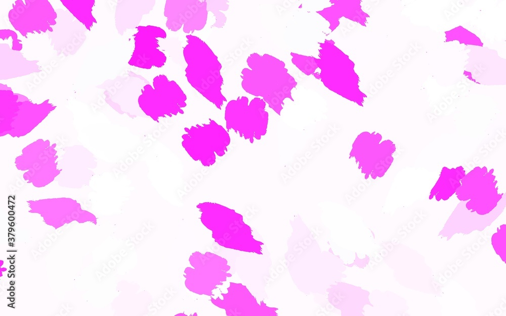 Light Pink vector template with chaotic shapes. Light Pink vector template with chaotic shapes.