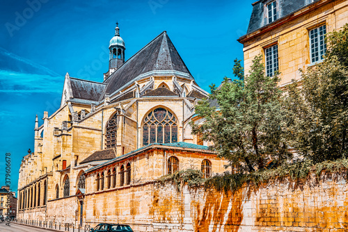 Saint-Etienne-du-Mont is a church in Paris, France, located on the Montagne Sainte-Genevieve  near the Pantheon. photo