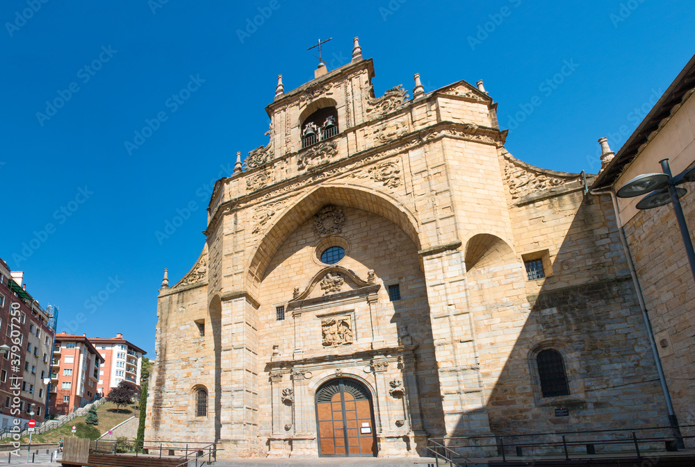 Church in Bilbao (in Spanish Iglesia de San Nicolás Bilbao) Northern Spain Province of Biscay