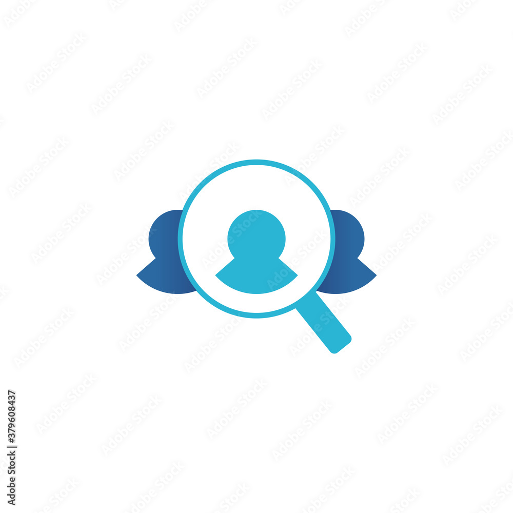 Illustration Vector Graphic of Job or People Search Logo Illustration Vector Graphic of Job or People Search Logo