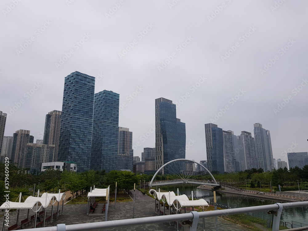 Fototapeta premium 한국 인천 송도