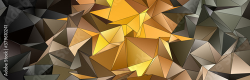 Fototapeta Naklejka Na Ścianę i Meble -  3d Triangles, abstract  background. Design wallpaper.