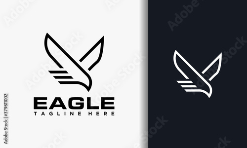 simple eagle sport logo