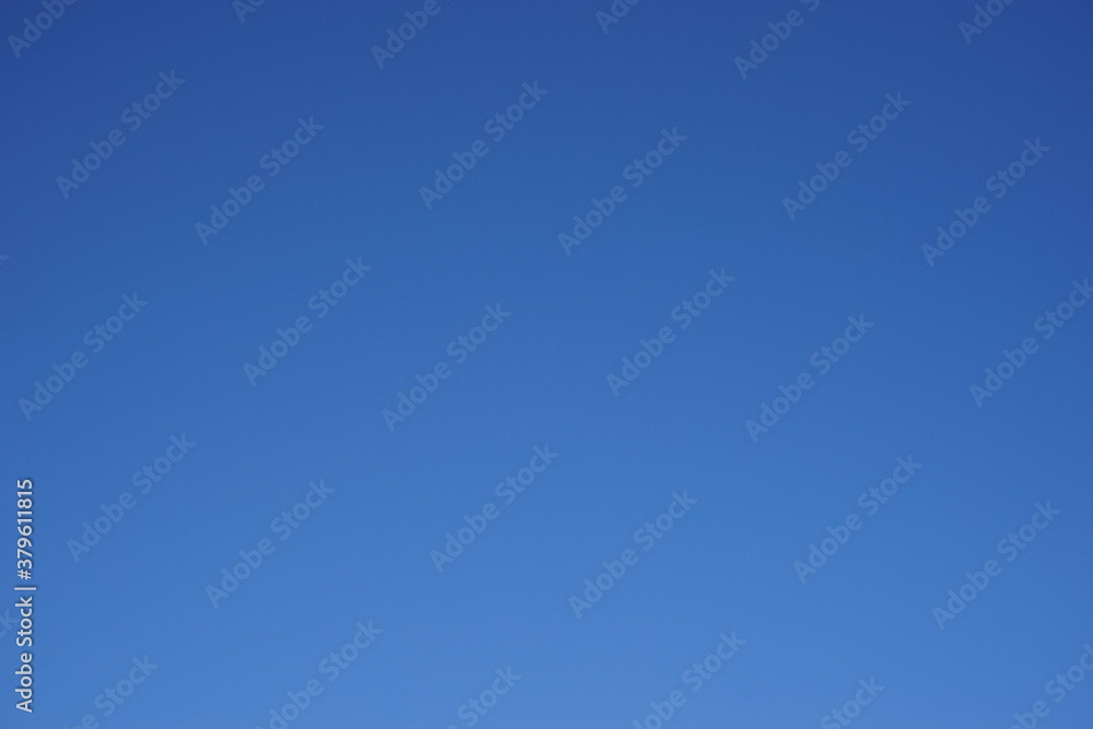 Clear blue sky background and empty space for your design