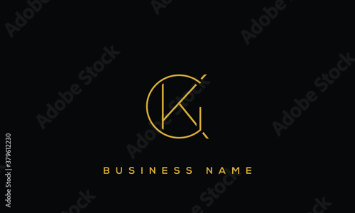 GK ,KG ,G,K Abstract Letters Logo Monogram