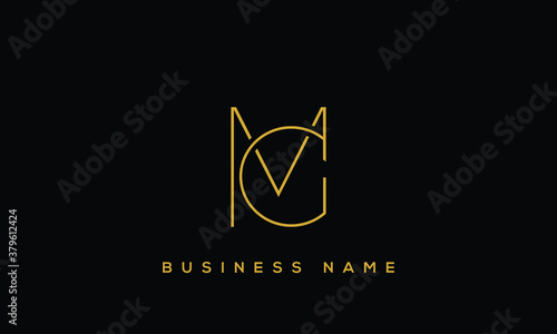 initial/monogram letter mg gm logo design