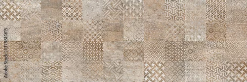 Obraz retro tile pattern vintage background