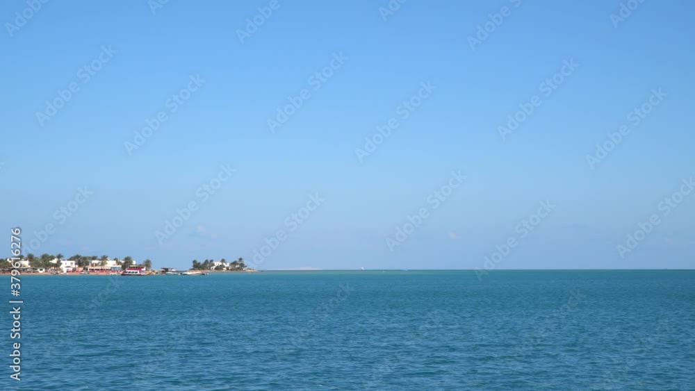 Coast of the Red Sea in Egypt. Magnificent views of the sea and coastline from a passing ship Coast of the Red Sea in Egypt. Magnificent views of the sea and coastline from a passing ship