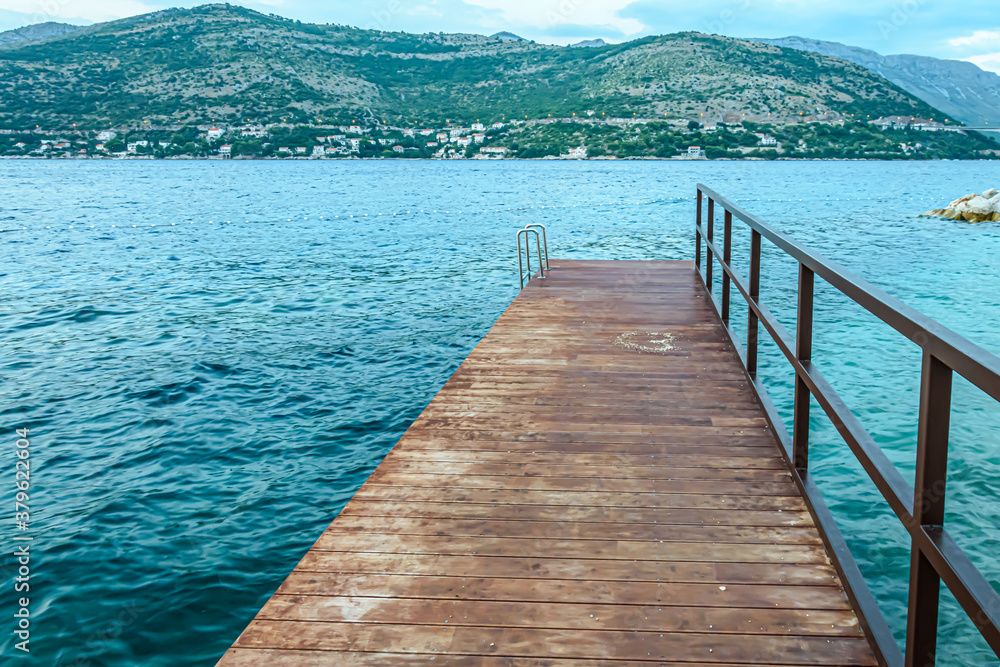 Wooden pier