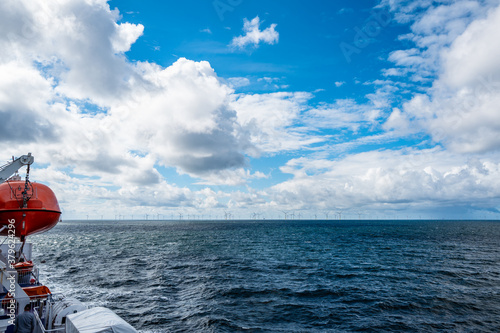 Fototapeta Naklejka Na Ścianę i Meble -  offshore wind park in the baltic sea