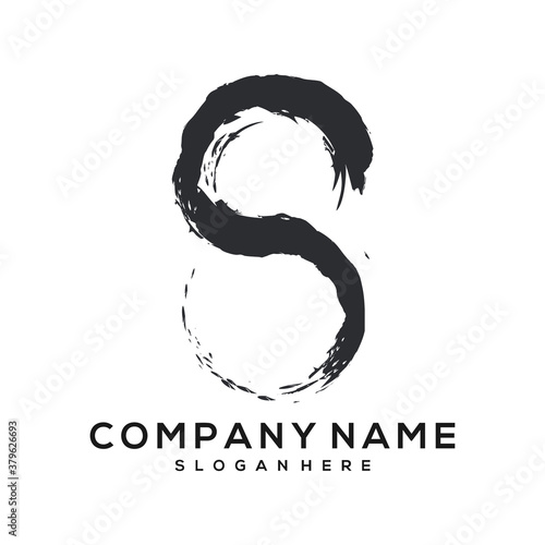 letter s vector logo template
