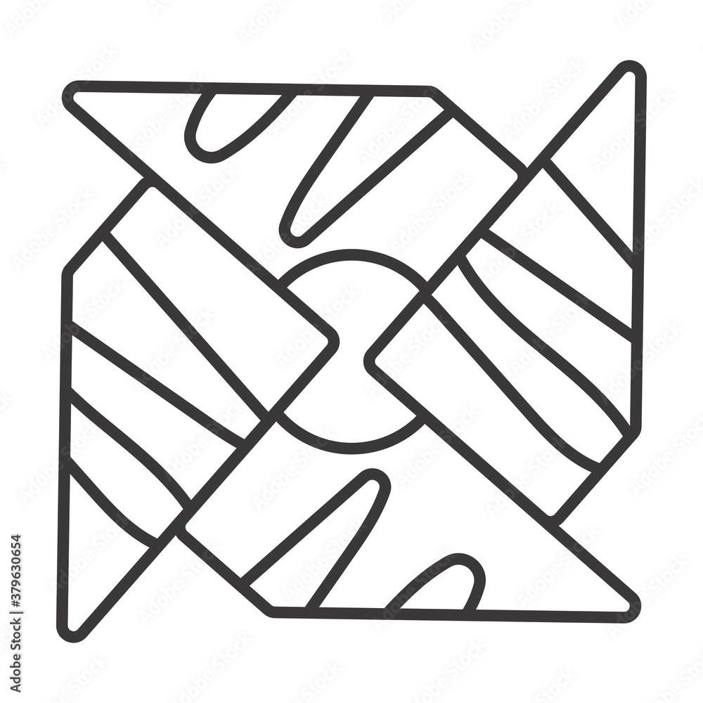 Danish pastries bread line art icon for apps and websites Danish pastries bread line art icon for apps and websites