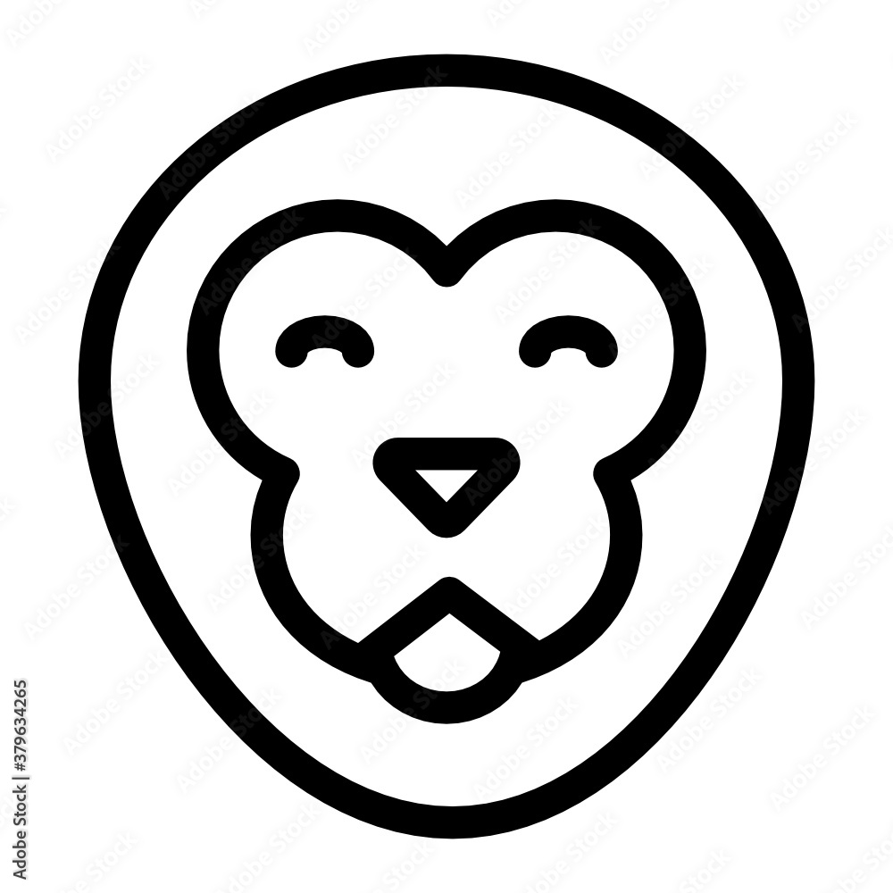 An icon design gorilla face, wildlife animals
An icon design gorilla face, wildlife animals
