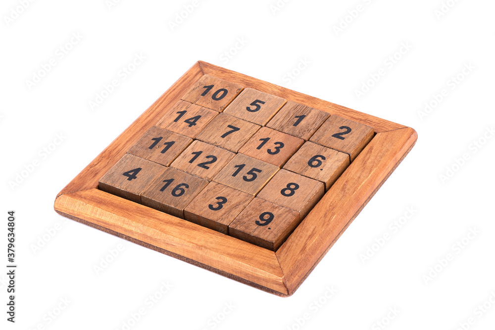 Puzzle cubes Game 15 are arranged in random order. Puzzle cubes Game 15 are arranged in random order.