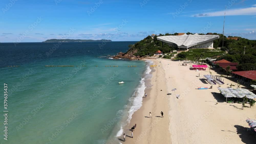 Samae Beach, Koh Larn, Pattaya, Thailand from above Samae Beach, Koh Larn, Pattaya, Thailand from above