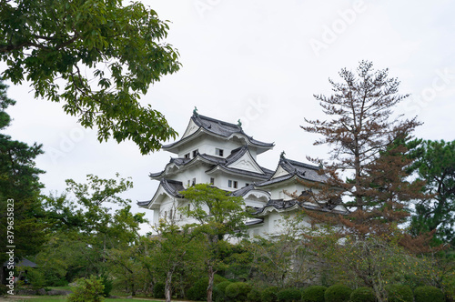 Obraz na płótnie A center of Igaueno castle in Japan w salonie