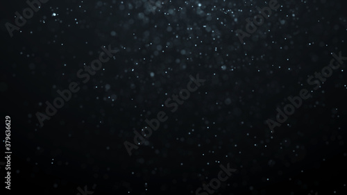 Dust particles. Abstract background of particles. Dots background. Futuristic digital dots background. 3d rendering.