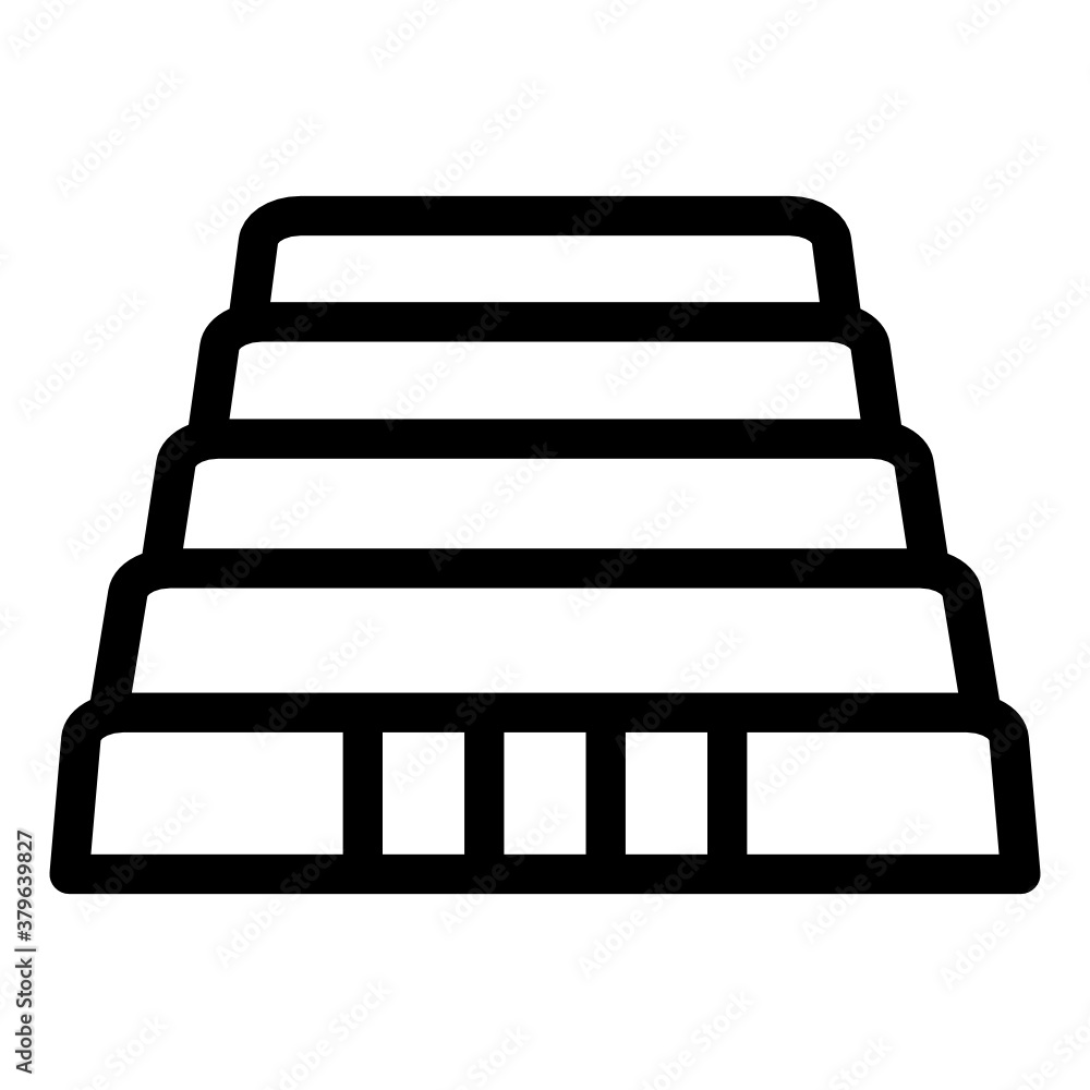 A glyph design icon of cradle of humankind A glyph design icon of cradle of humankind