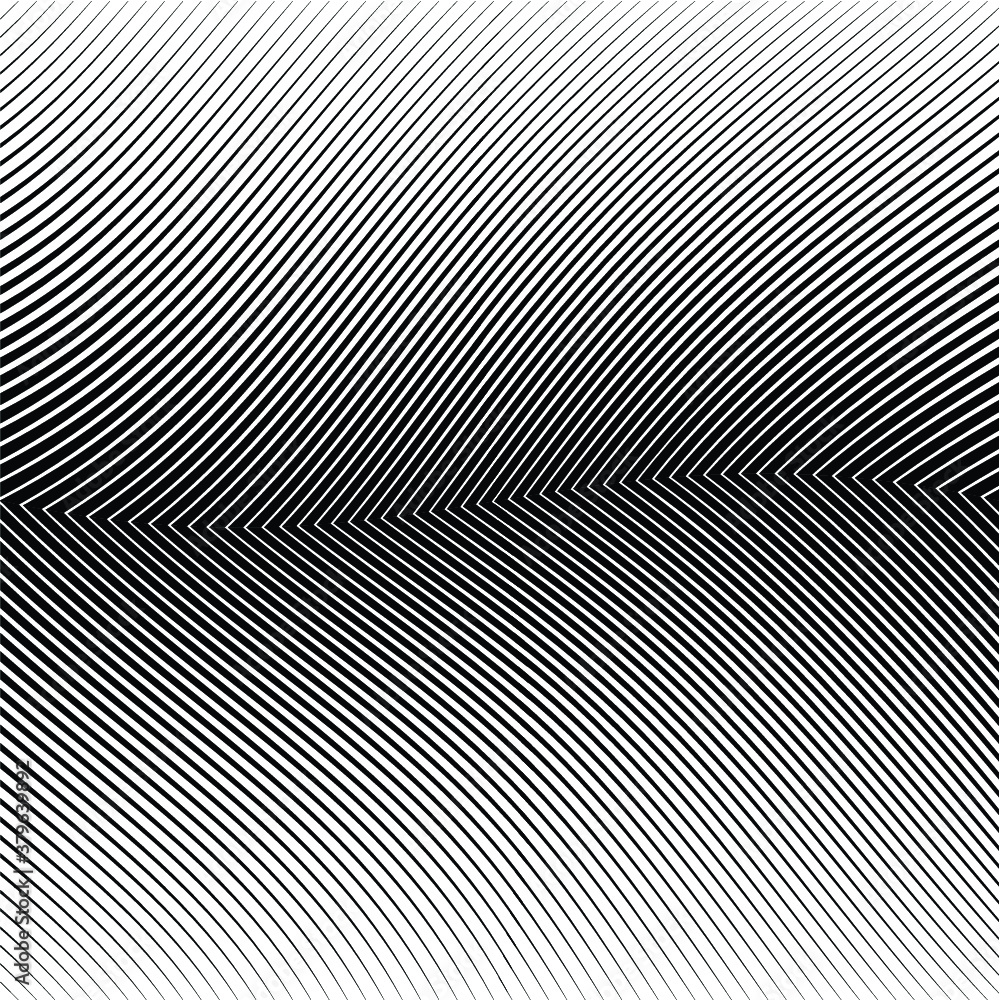 Abstract warped Diagonal Striped Background . Vector curved twisted slanting, waved lines texture Abstract warped Diagonal Striped Background . Vector curved twisted slanting, waved lines texture