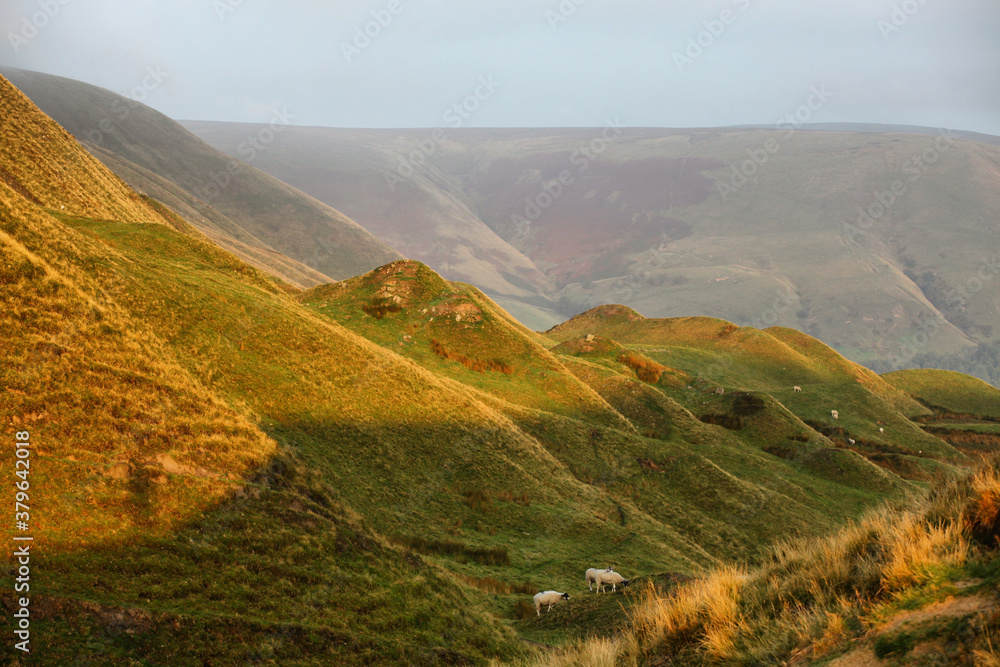The Great Ridge in the Hp[e Valley, Peak District, Derbyshire