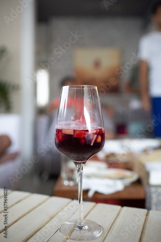 Red Wine Sangria at Brunch