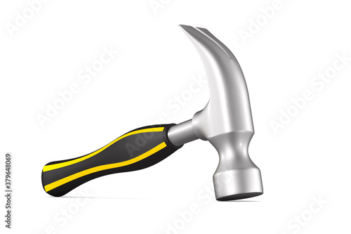 hammer on white background....