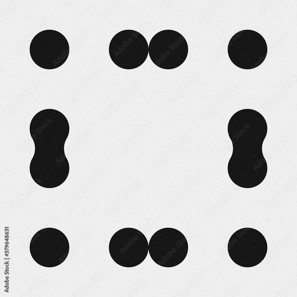 Abstract Cross Pattern Dots Logo generative computational art illustration Abstract Cross Pattern Dots Logo generative computational art illustration