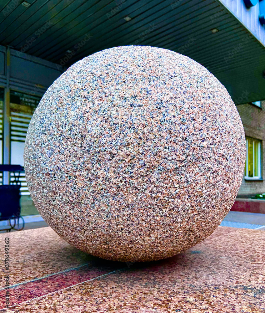 Naklejka шар из камня (ball of stone)
