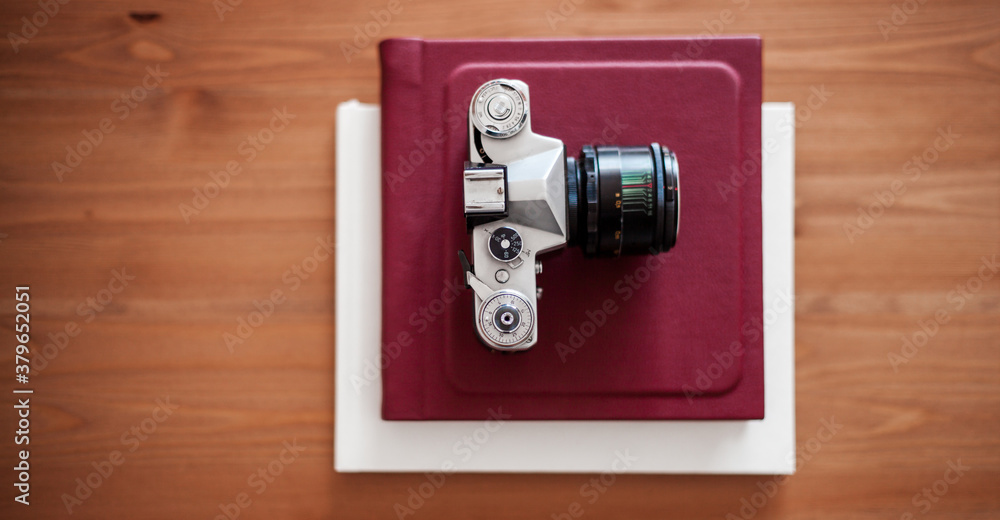 old camera and photo albums old camera and photo albums