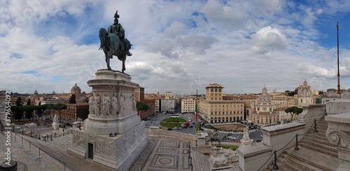 Vittorio Emanuele II monument in Rome. Italy