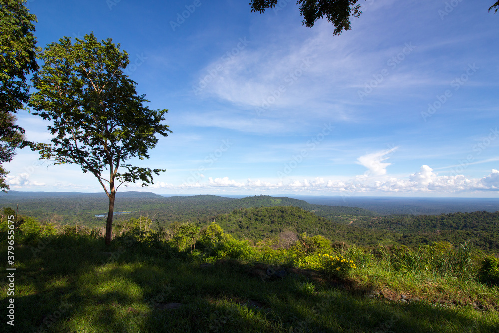 The beautiful green mountain and beautiful nature The beautiful green mountain and beautiful nature