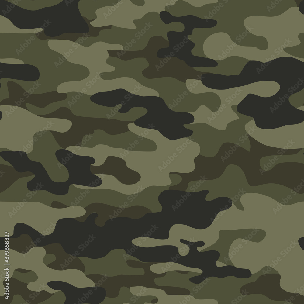 Camouflage seamless pattern. Print. Vector
Camouflage seamless pattern. Print. Vector