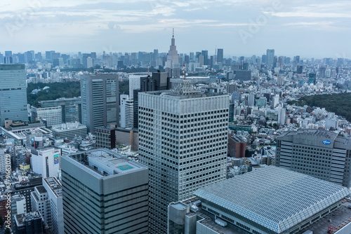 View from the skyscrapers of Tokyo Nishi-Shinjuku photo