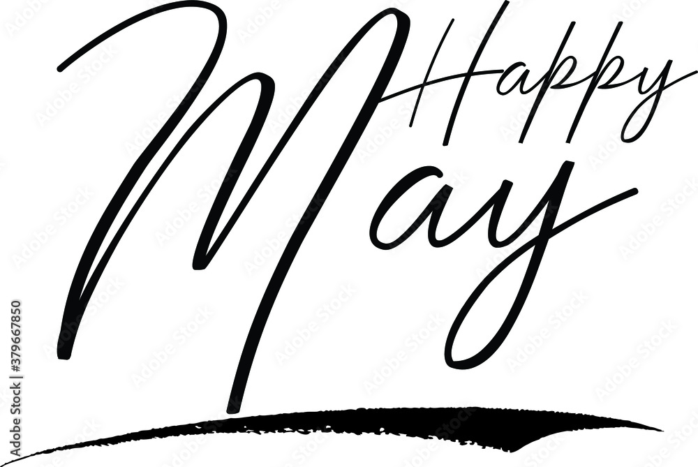 Happy May Handwritten calligraphy White Color Text On
Grey Background Happy May Handwritten calligraphy White Color Text On
Grey Background