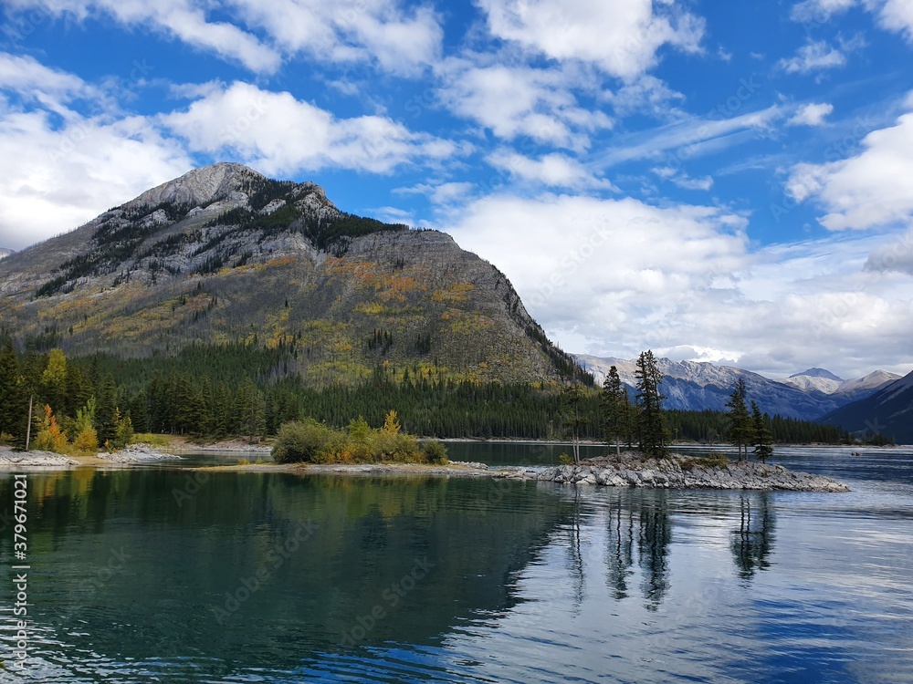 Lake in mountains