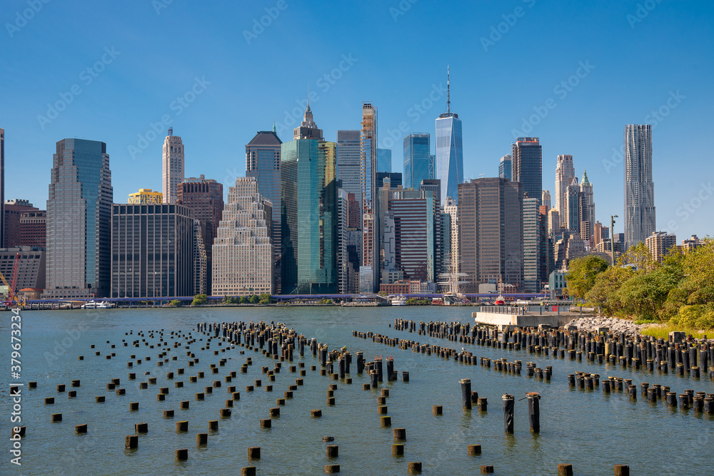 Obraz premium lower manhattan water beautiful