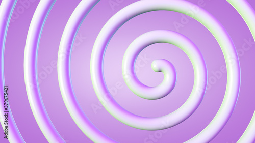 Spiral on a purple background