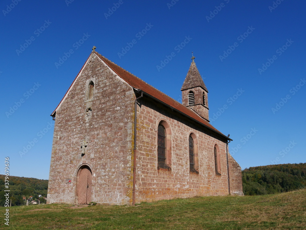 Haute chapelle de Saint Quirin en Moselle. France