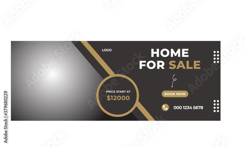 Real Estate Facebook Cover Template