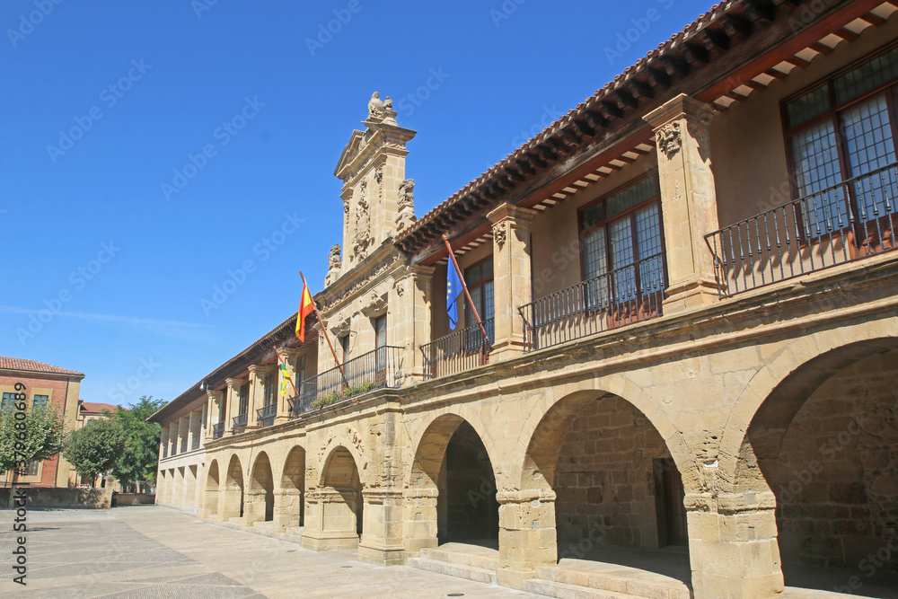 Main Square in Santo Domingo de Calzada, Spain