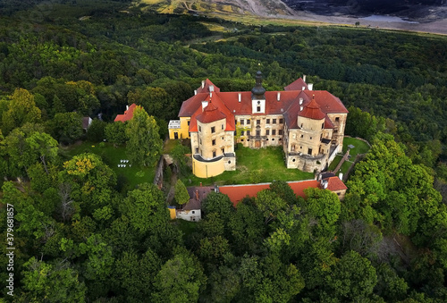 Jezeri Castle, Horni Jiretin, Most district, Ustecky region, Bohemia, Czech Republic photo