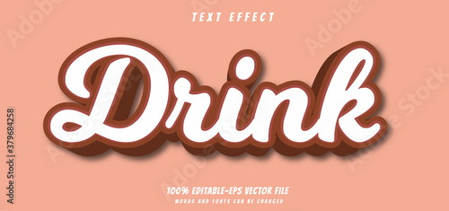 text effect editable vector file text design vector
