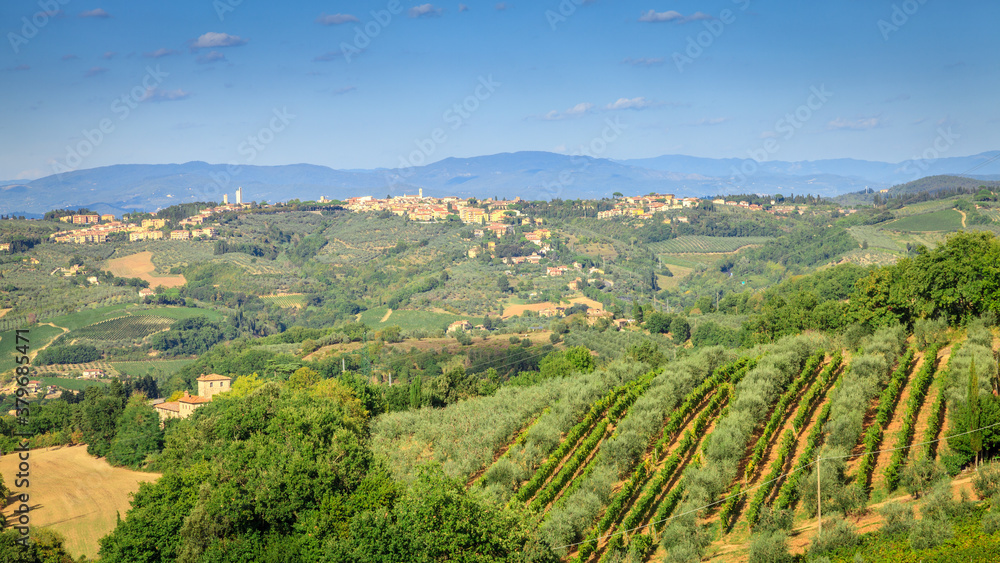 Italian countryside in Tuscany